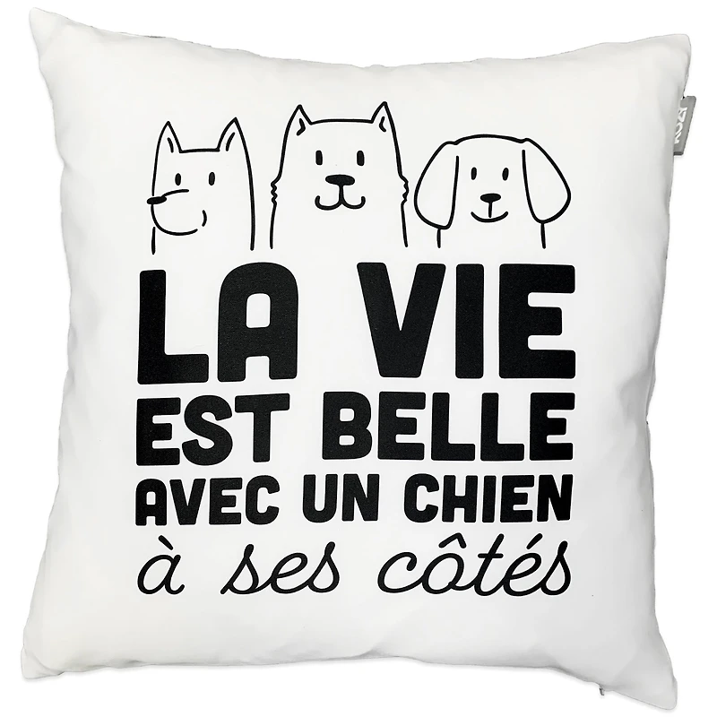 Eco text cushion - Dog