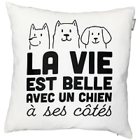 Eco text cushion - Dog