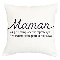 Coussin à texte éco - Maman