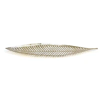 Feuille déco en métal doré