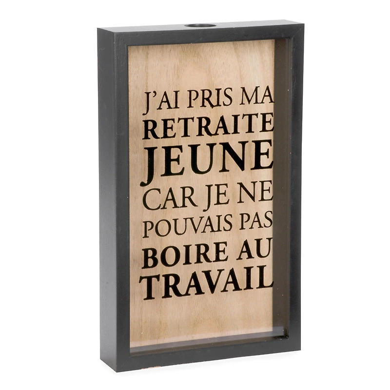 Boîte de bouchon à vin - Retraite