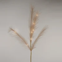 Tige de plumes beiges - Illuminées