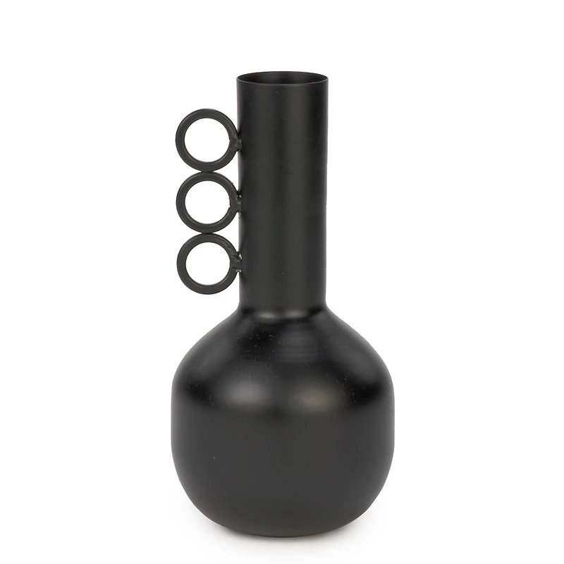 Vase avec 3 anses - Noir