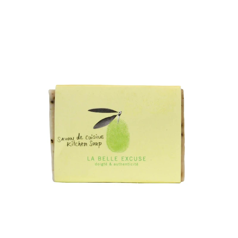 Small kitchen soap with rosemary, lemon & coffee