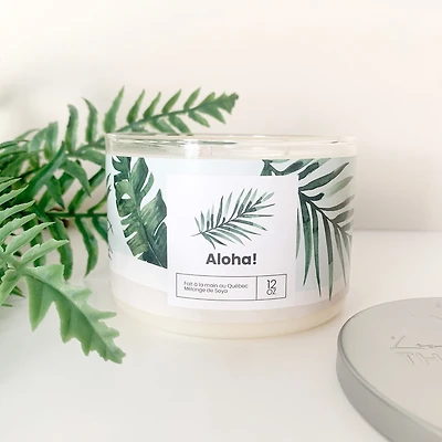 Chandelle 3 mèches - Aloha!