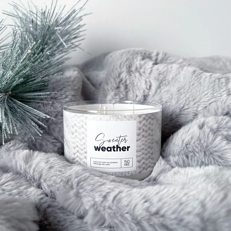 Chandelle 3 mèches - Sweater Weather