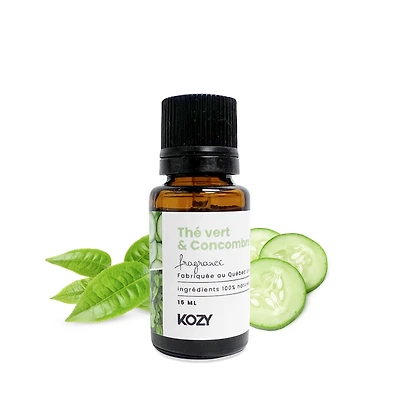 Huile parfumée - Thé vert & concombre