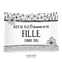 Coussin à texte - Fille