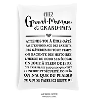 Coussin à texte - Grand-maman et grand-papa