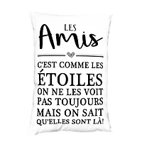 Coussin à texte - Les amis