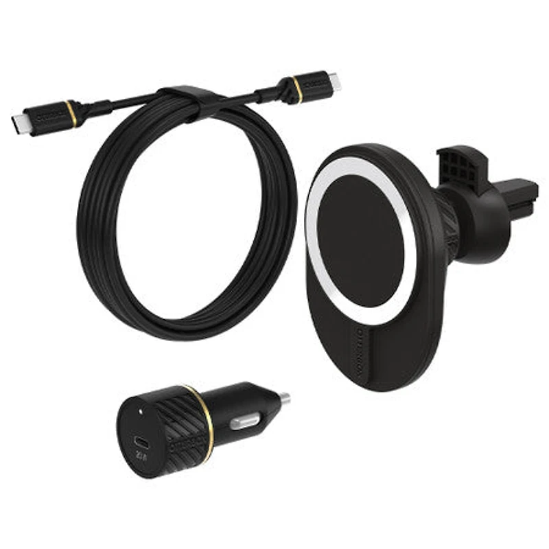 Wireless Car Charger Vent Mount Black