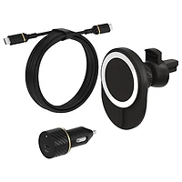 Wireless Car Charger Vent Mount Black