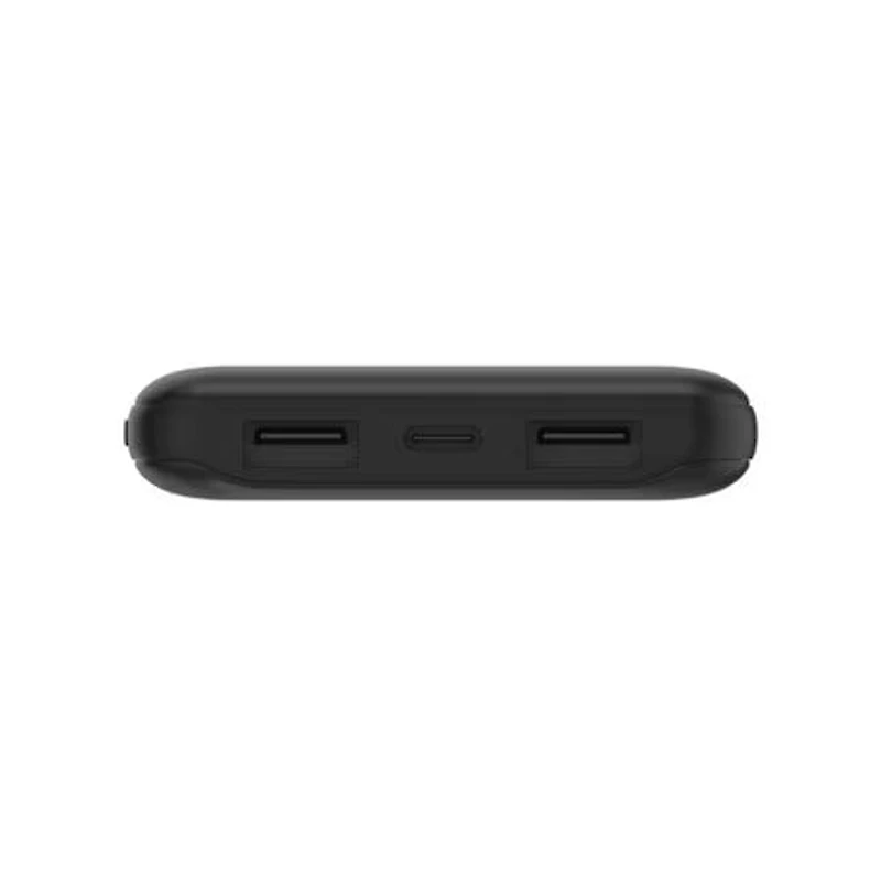Belkin BoostCharge Power Bank 10.000 mAh 3-Ports USB-A/USB-C with USB-A to USB-C Cable Black
