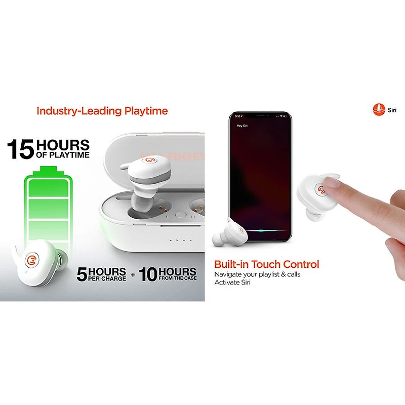 HyperGear Active True Wireless TWS Earbuds