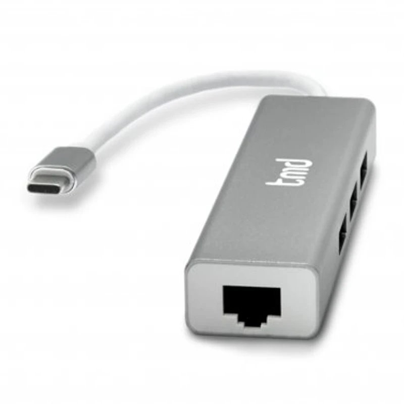 tmd USB-C to Ethernet/USB x 3 Adapter