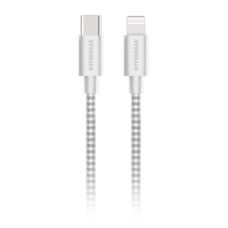 HyperGear 4 ft. 120cm USB-C to Lightning Braided Charge and Sync Cable