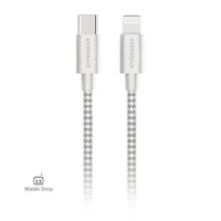 HyperGear 6 ft. 180cm USB-C to Lightning Braided Charge and Sync Cable
