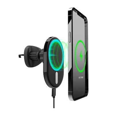 HyperGear 15W MagVent MagSafe Wireless Car Charger