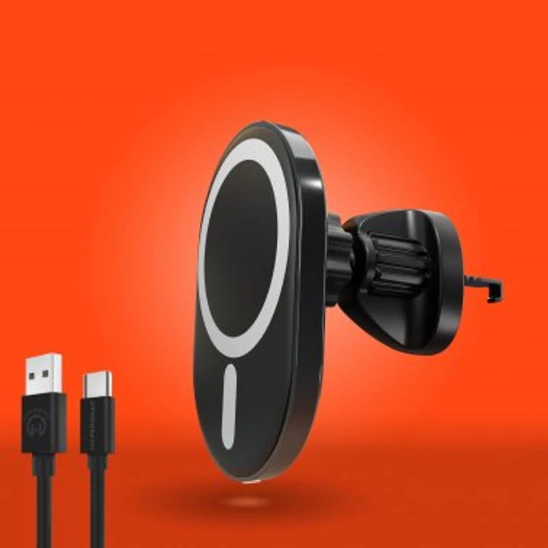 HyperGear 15W MagVent MagSafe Wireless Car Charger
