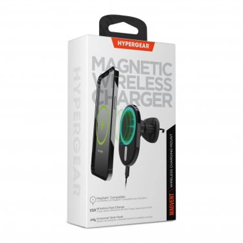 HyperGear 15W MagVent MagSafe Wireless Car Charger