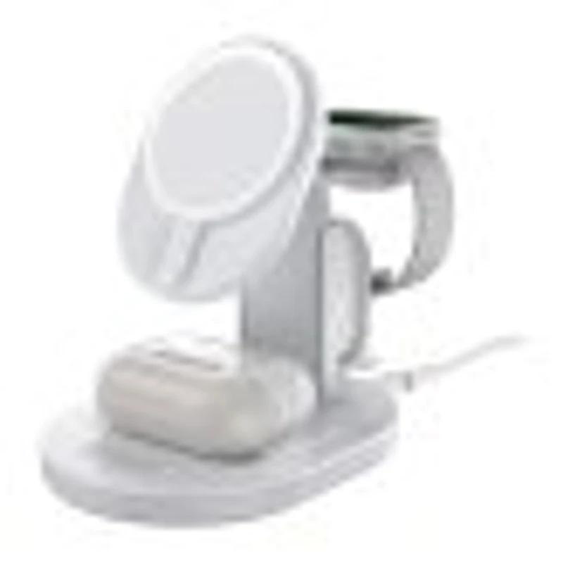 Otterbox 15W 3-in-1 Wireless Charging Station for MagSafe V2 - White