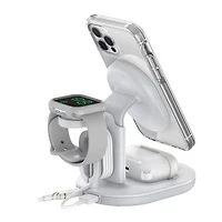 Otterbox 15W 3-in-1 Wireless Charging Station for MagSafe V2 - White