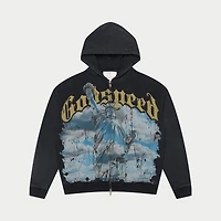 GodSpeed Chrome Liberty Zip Hoodie (Black Wash)