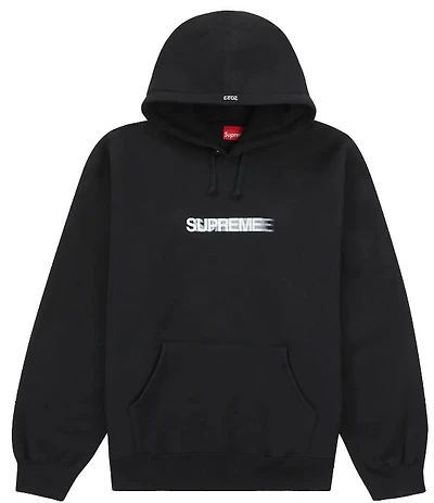 Supreme Motion Hoodie Black