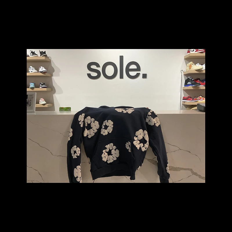 Pre-Owned Denim Tears The Cotton Wreath Sweatshirt 'Navy'