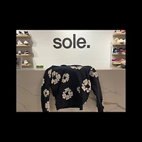 Pre-Owned Denim Tears The Cotton Wreath Sweatshirt 'Navy'