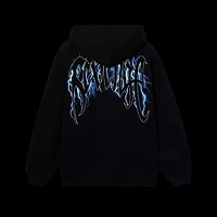 Revenge Blue Lightning Arch Hoodie Black