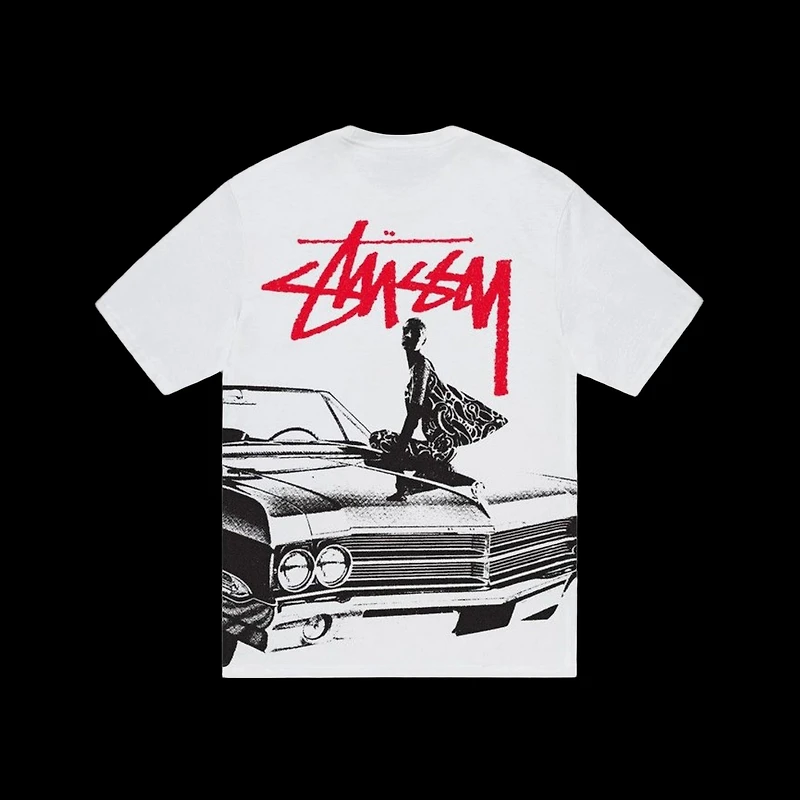 Stussy Beat Crazy Tee 'White'