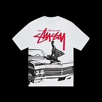 Stussy Beat Crazy Tee 'White'