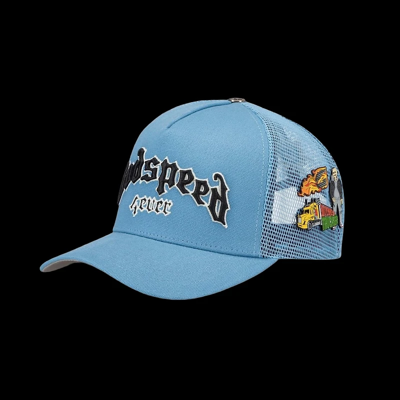 Godspeed GS FOREVER TRUCKER HAT Baby Blue