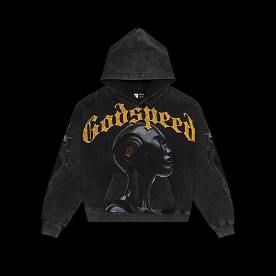 Godspeed Alexa Hoodie Black Wash