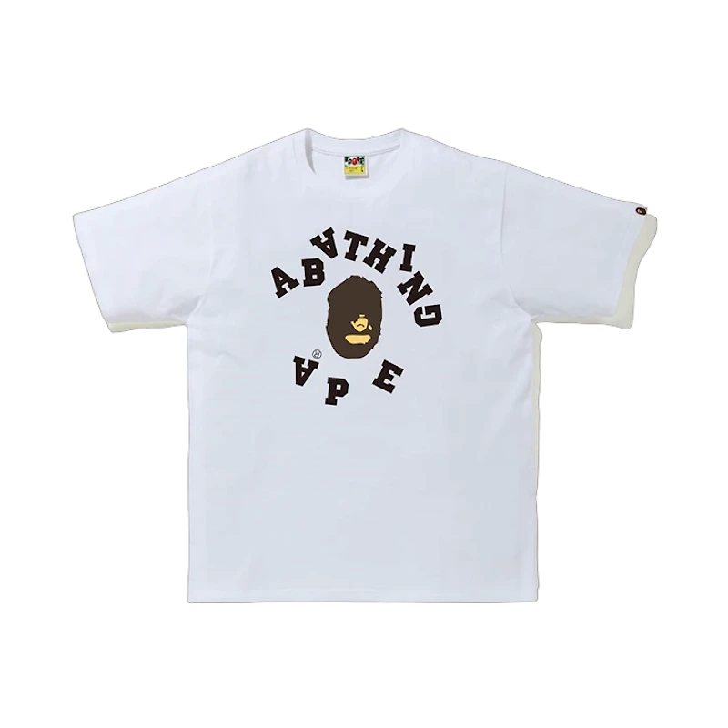 Bape ABC Ape Broken Head Tee White