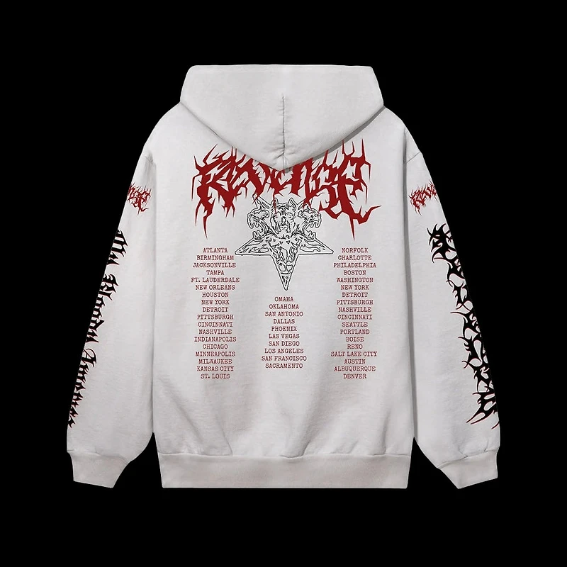 Revenge Metal Tour hoodie Cement
