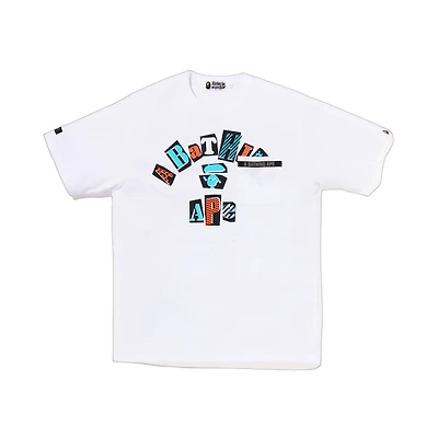 Bape College Pocket tee White