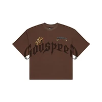 Godspeed Biker Nation Mocha Tee