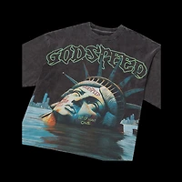 Godspeed Sunken Liberty Tee Grey Wash
