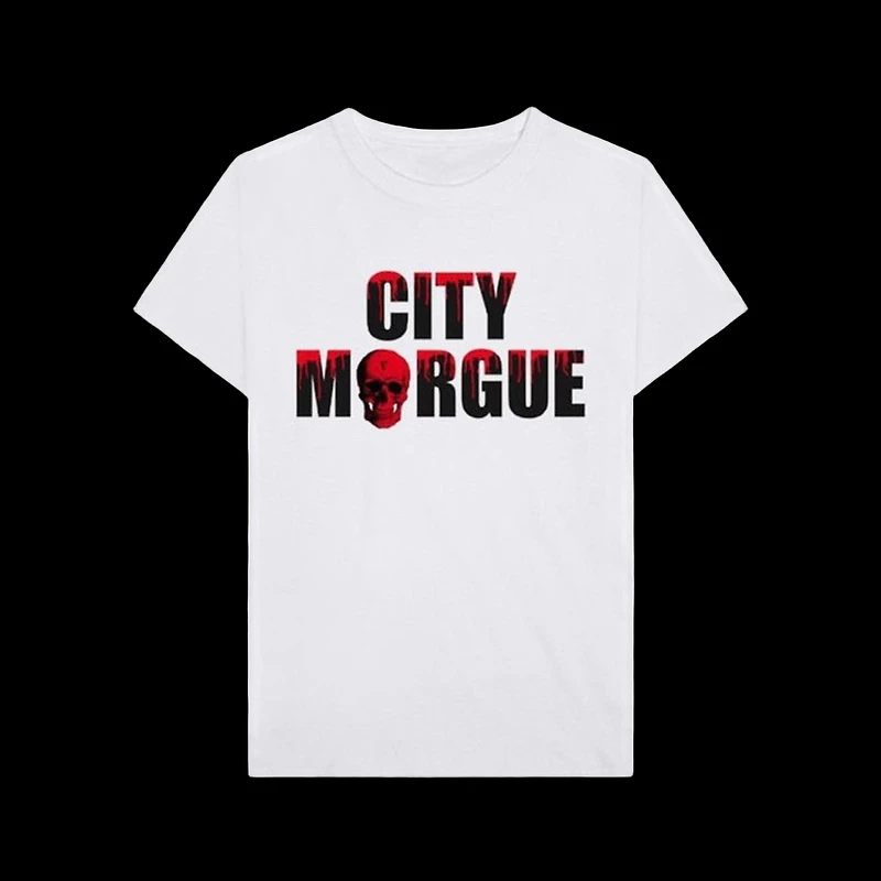 Vlone x City Morgue Drip Short-Sleeve T-Shirt 'White'
