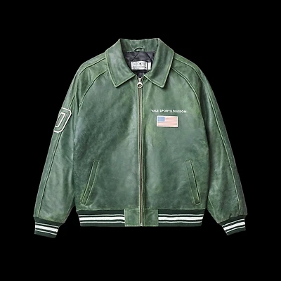 Vale Olive Valley Leather Jacket