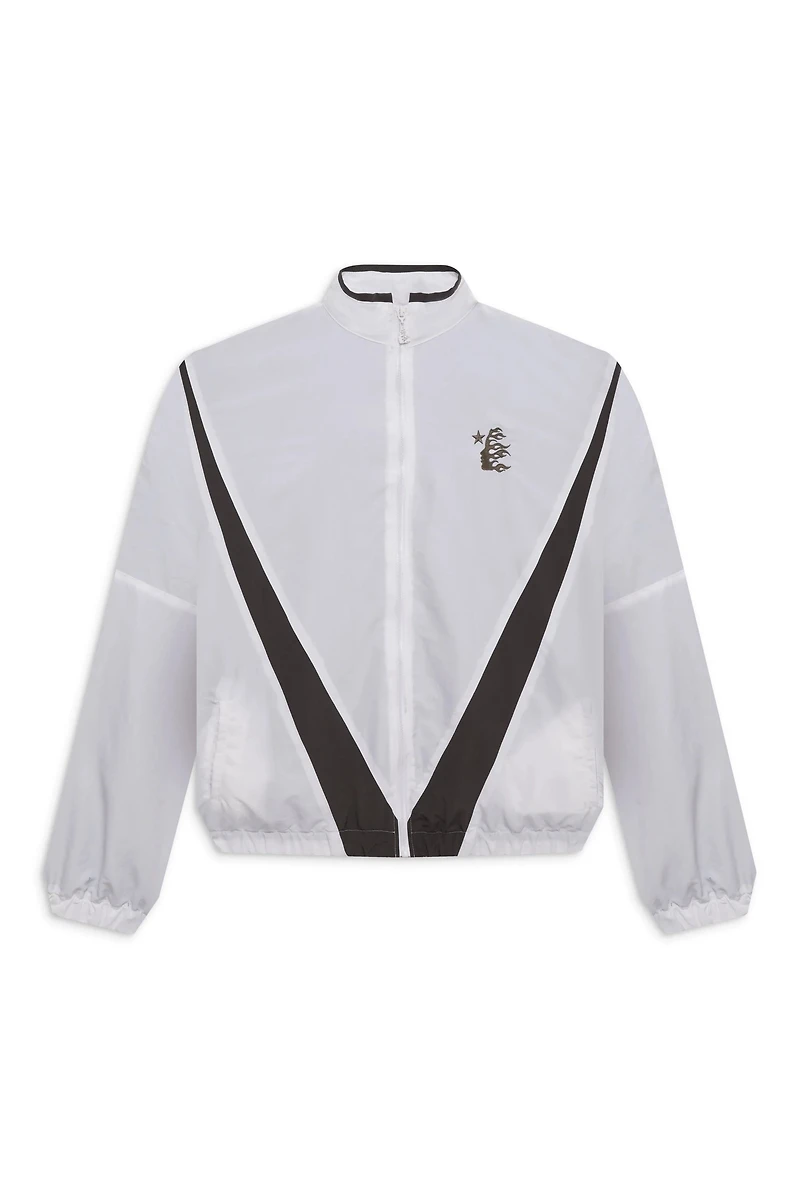Hellstar Track Jacket 'White/Black'