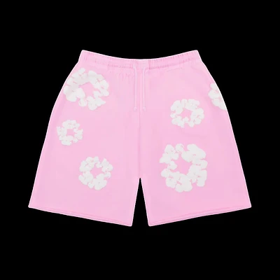 Denim Tears The Cotton Wreath Sweat Shorts 'Powder Pink'