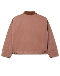 Vale Forever Brown Cursive Trucker Jacket