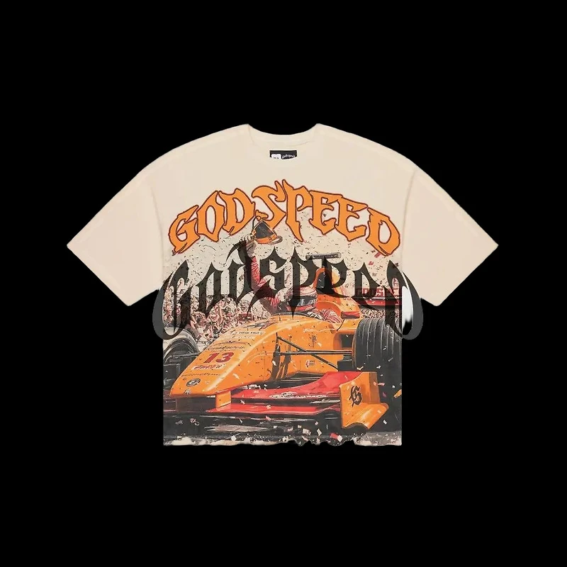 Godspeed F1 Finishline Bone Tee