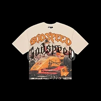 Godspeed F1 Finishline Bone Tee