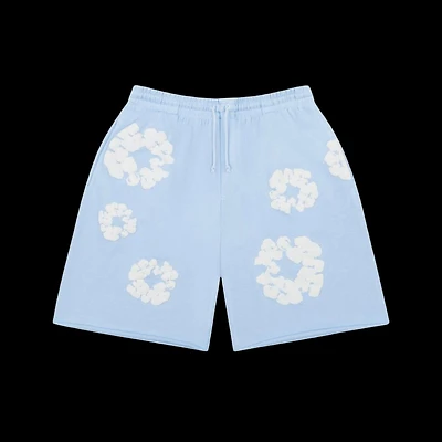 Denim Tears The Cotton Wreath Sweat Shorts 'Powder Blue'