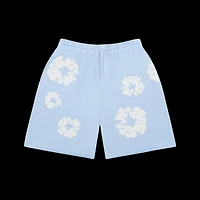 Denim Tears The Cotton Wreath Sweat Shorts 'Powder Blue'