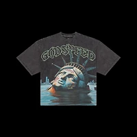 Godspeed Sunken Liberty Tee Grey Wash